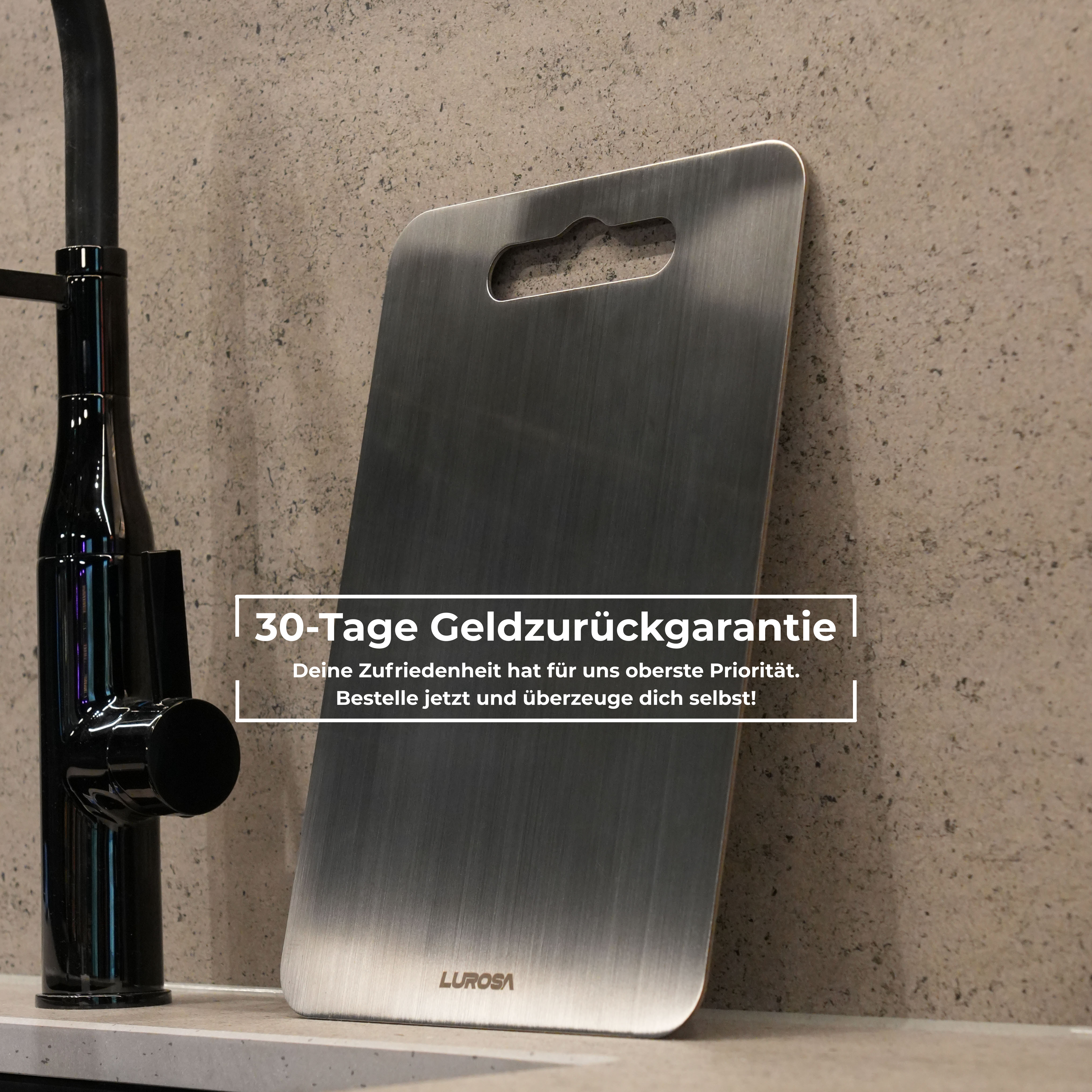 TAGLIERE DA CUCINA IN ACCIAIO INOX ANTIBATTERICO