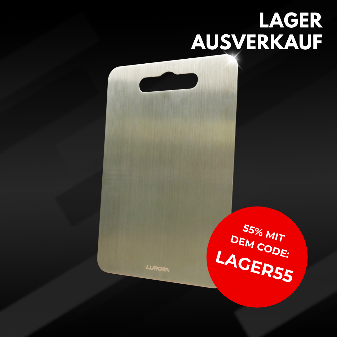 TAGLIERE DA CUCINA IN ACCIAIO INOX ANTIBATTERICO